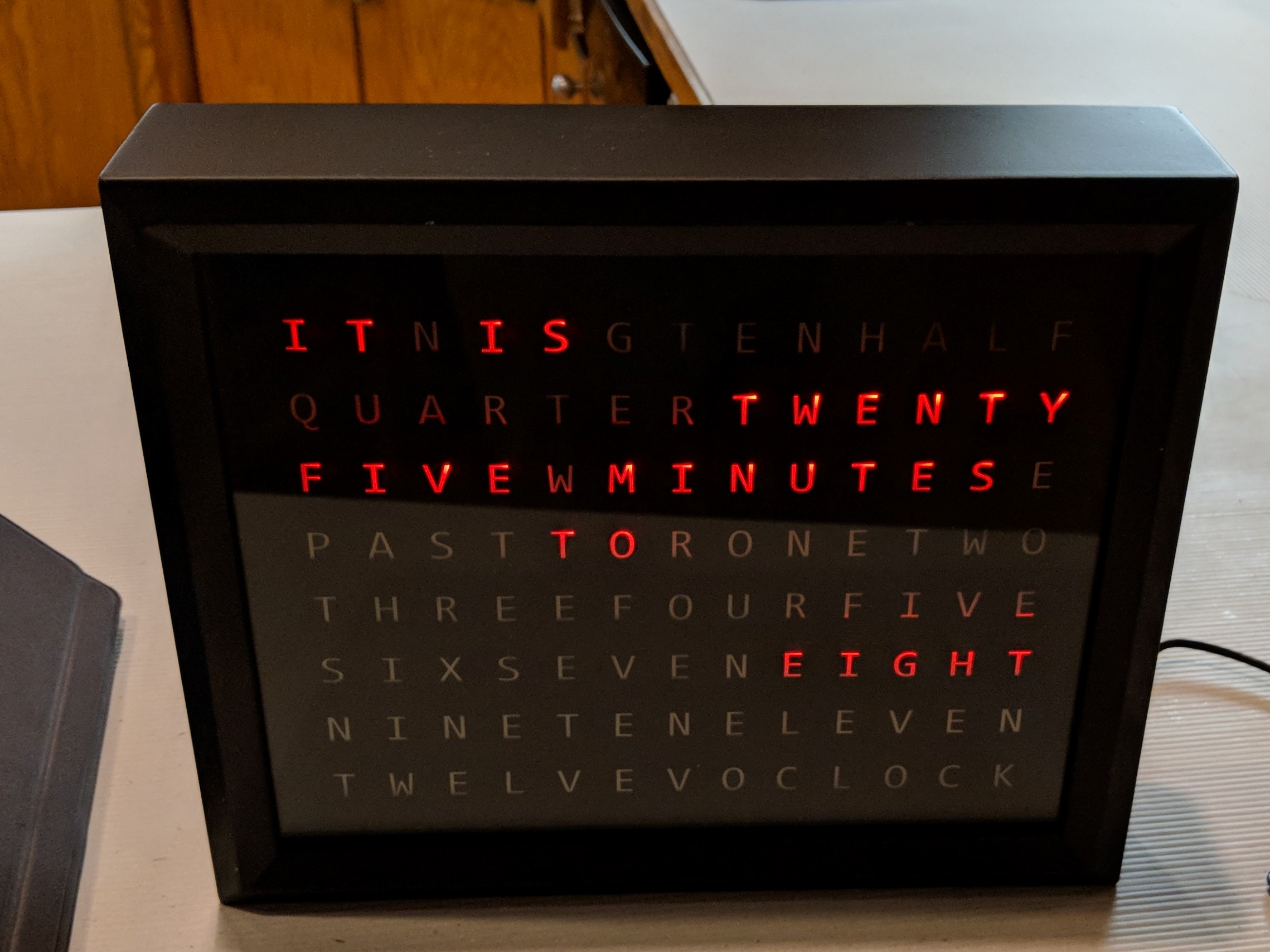 the amazing word clock